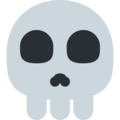 💀 as drawn by Twemoji