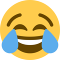 😂 as drawn by Twemoji