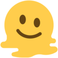 🫠 as drawn by Twemoji